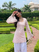 Masakali Farshi Suit Set in Chantilly Lace (2 Piece Set)