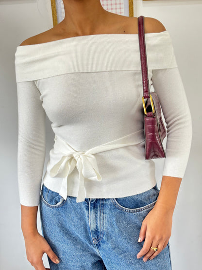 Emily Off-Shoulder Top (XS-M)