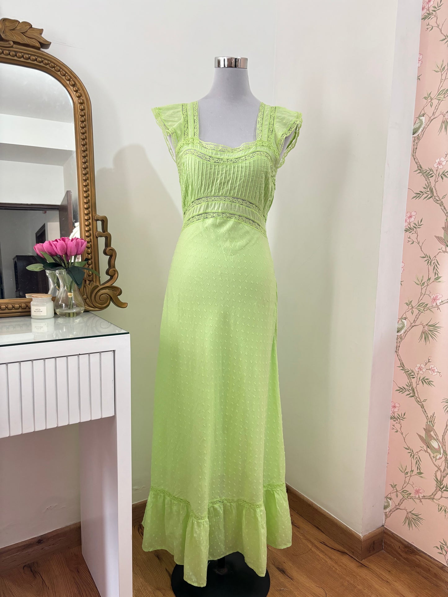 Green Lace Dress (XXS-2XL)