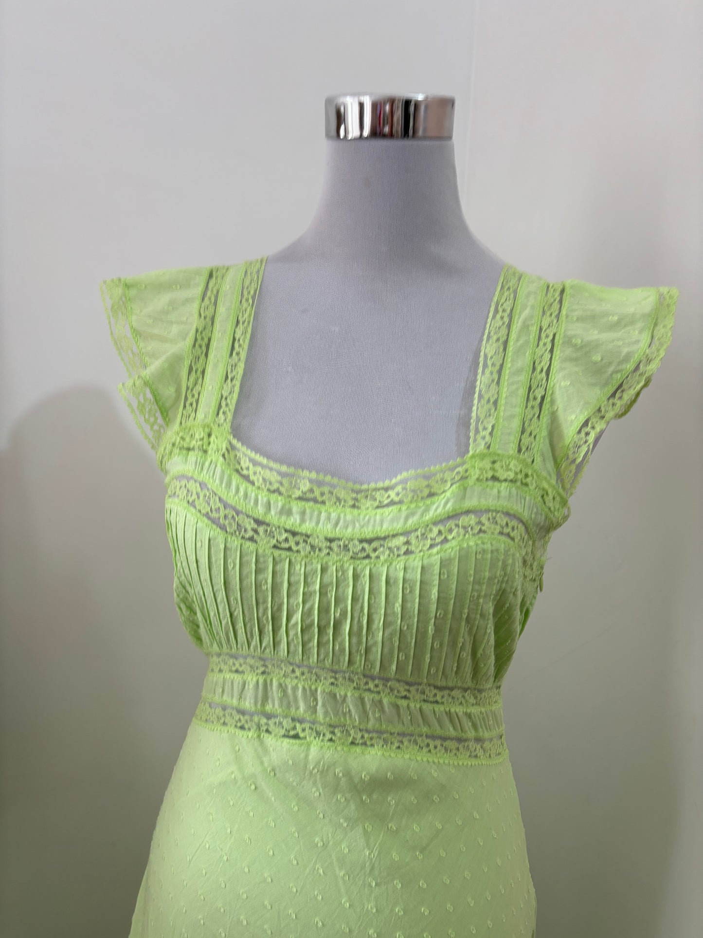 Green Lace Dress (XXS-2XL)