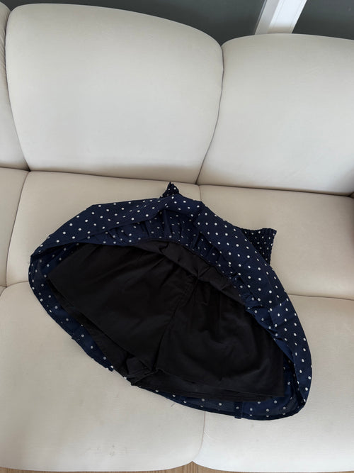 Bella Eyelet Skort in Polka Dot