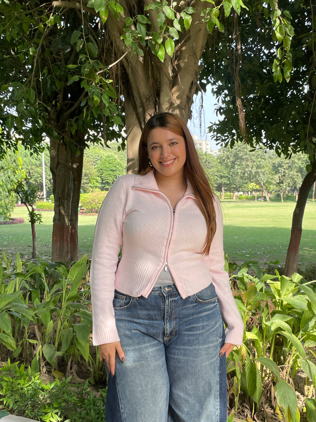 Softest Knit Zipper in Blush