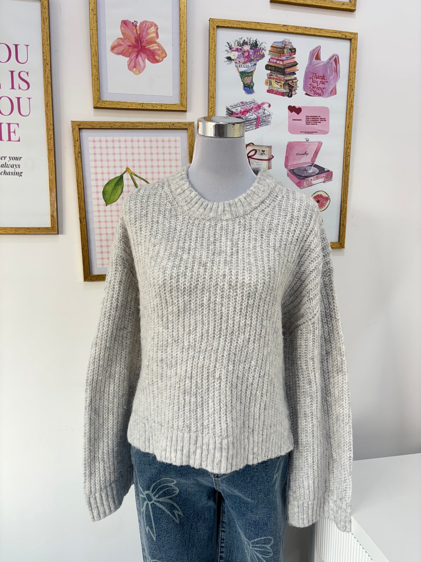 Softest Grey Pullover (S-4XL)