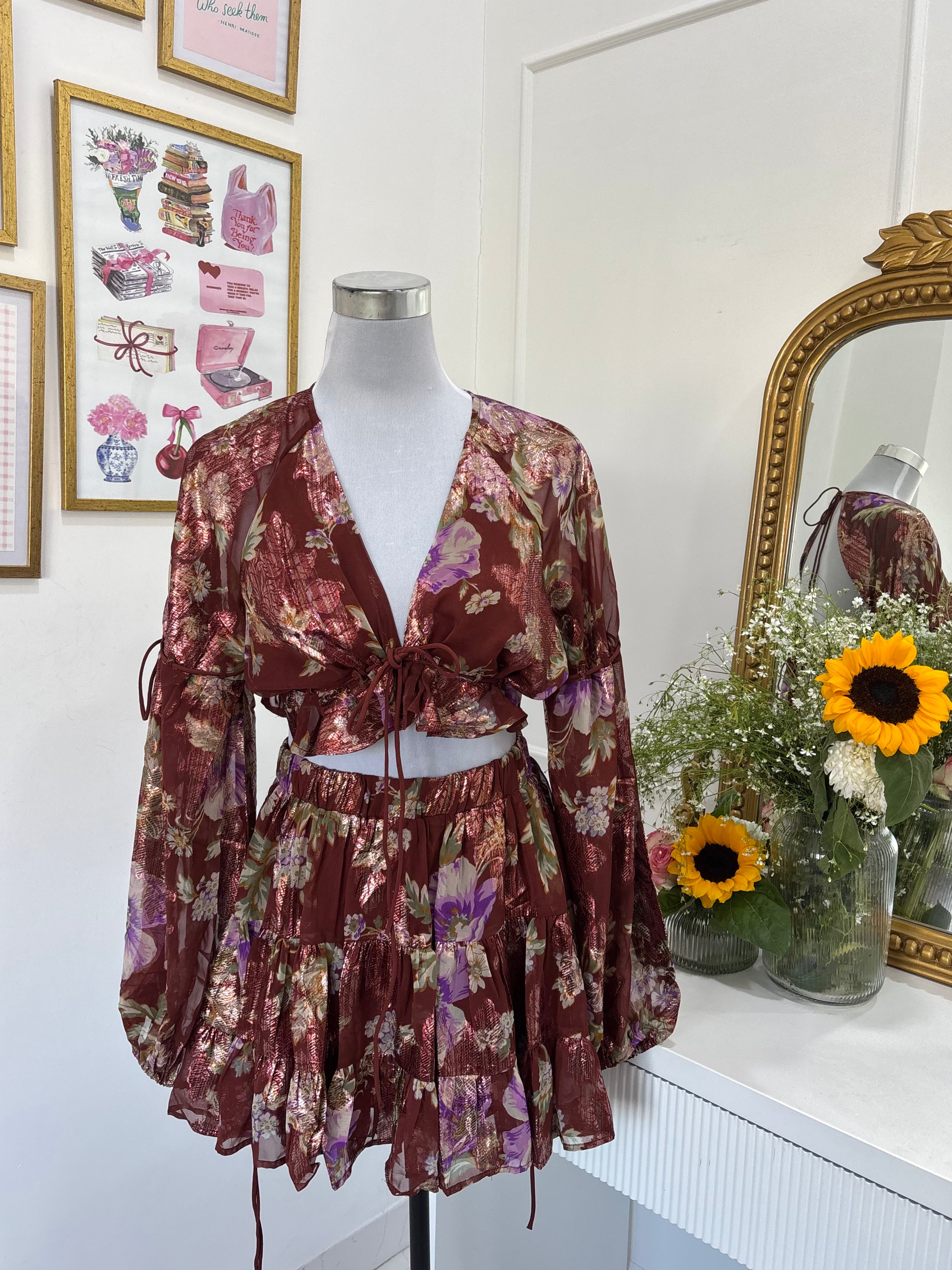 Gorgeous Floral Set (M-L)