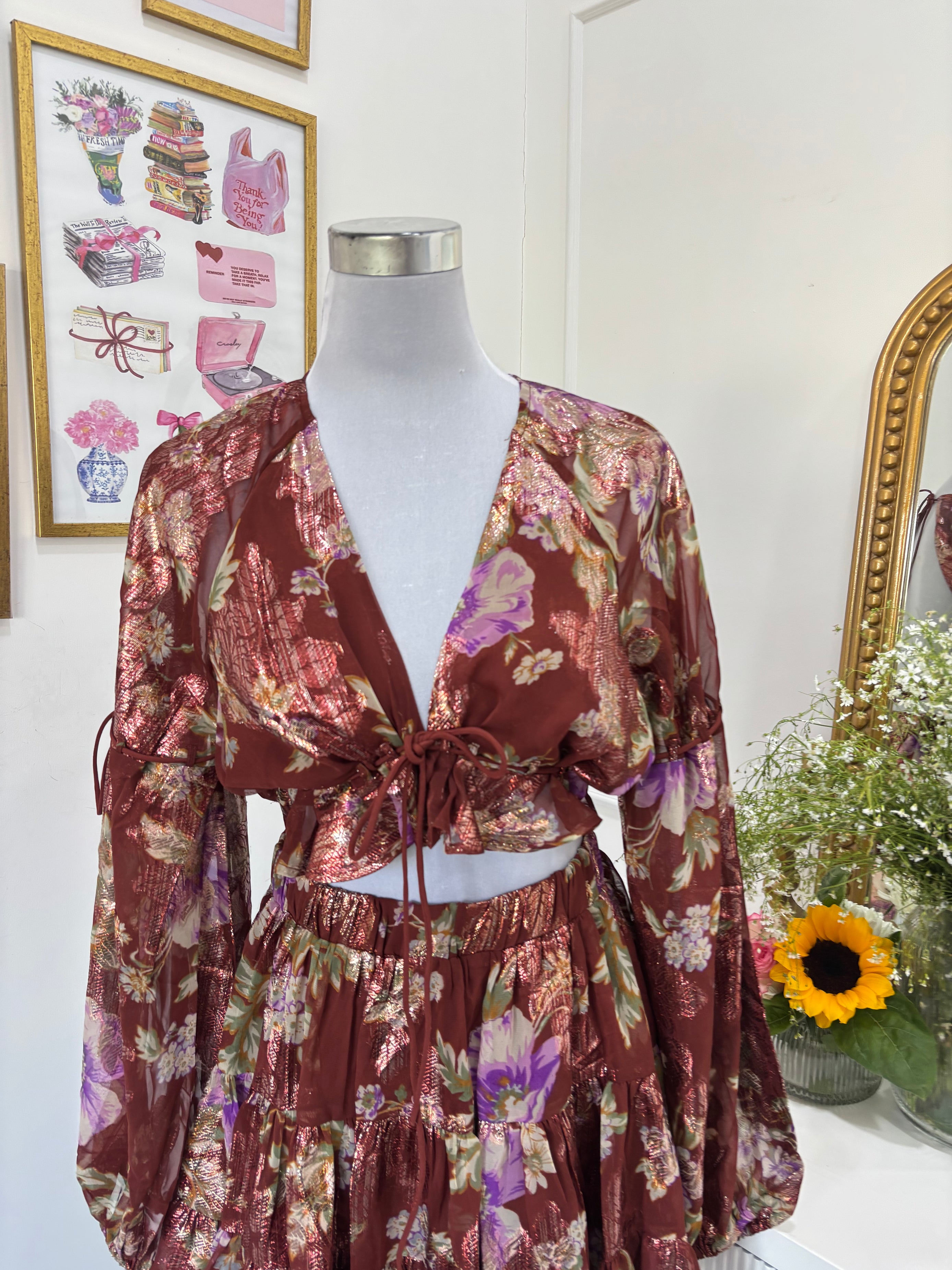 Gorgeous Floral Set (M-L)