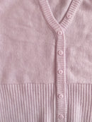 Cinched Cardigan in Blush