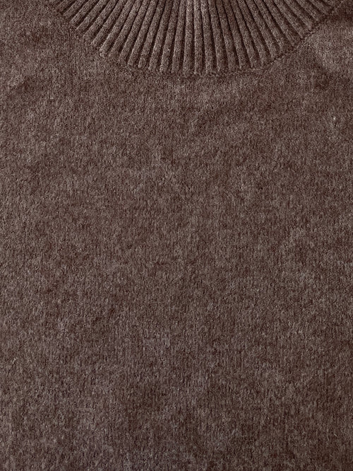 Softest Oversized Pullover in Light Brown