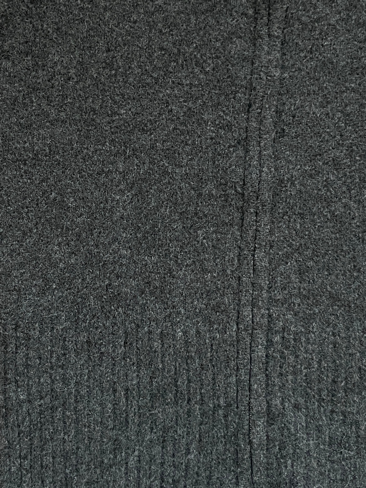 Softest Knit Zipper in Dark Grey