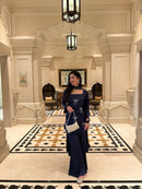 Pari Suit Set in Navy Blue