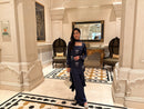Pari Suit Set in Navy Blue