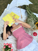 Lucy Top in Red Gingham