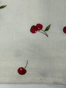 Eleanor Mini Skirt in Cherry (with tie) - SAMPLE