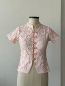 Lace Top in Pink - SAMPLE