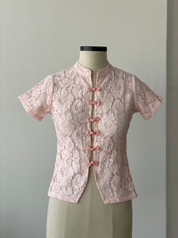 Lace Top in Pink - SAMPLE
