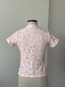Lace Top in Pink - SAMPLE