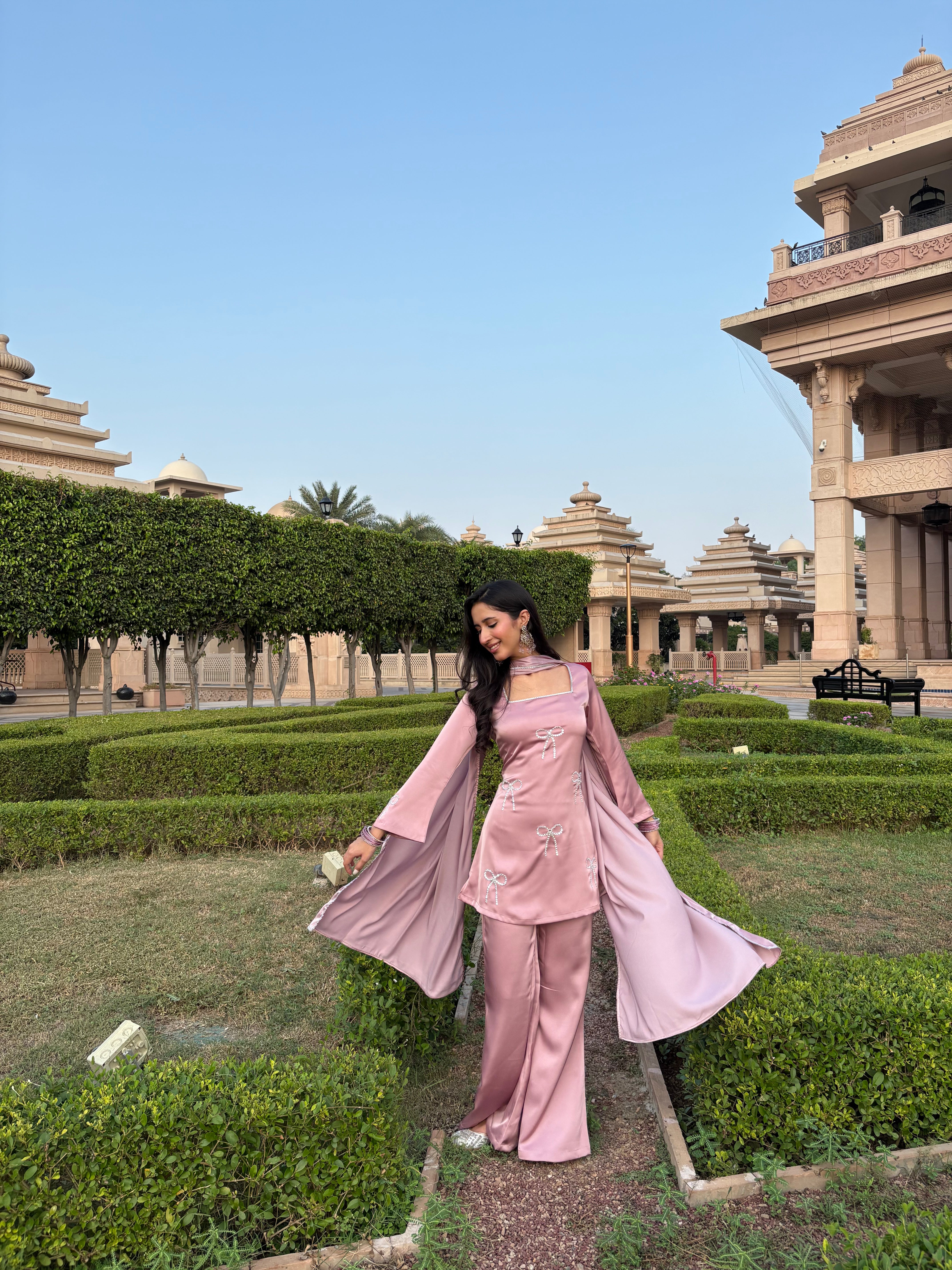 Pari Suit Set in Blush