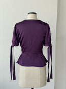Lace Top in Violet - SAMPLE