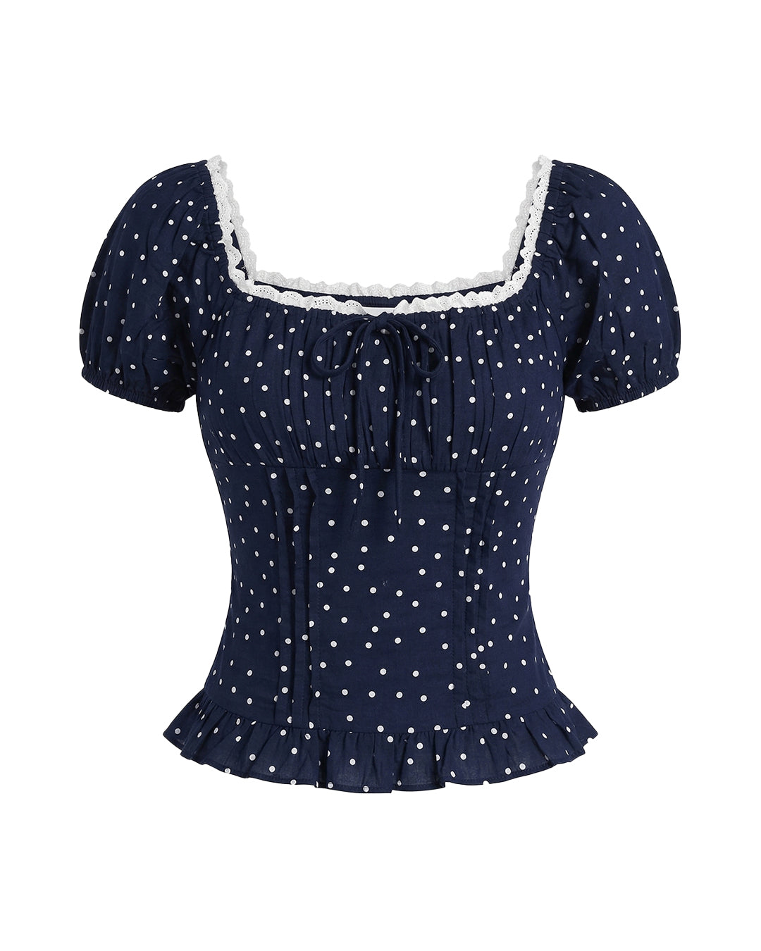 Isabelle Top in Polka Dot