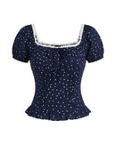 Isabelle Top in Polka Dot