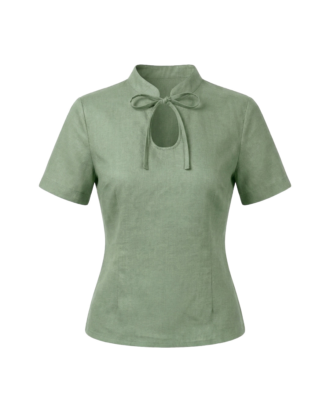 Keyhole Top in Matcha