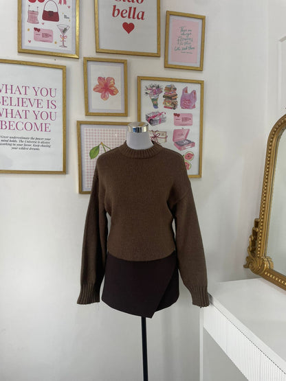 Brown Chunky Pullover (S-3XL)