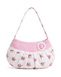Lucy Shoulder Bag in Pink Floral