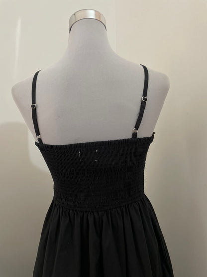 Princess Cut Dress-Black (XS-XL)