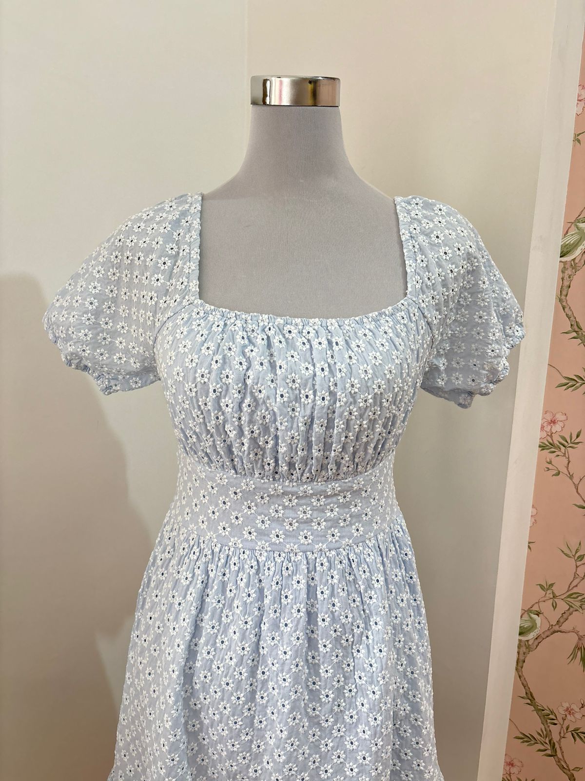 Daisy Embroidered Dress (XS-S)