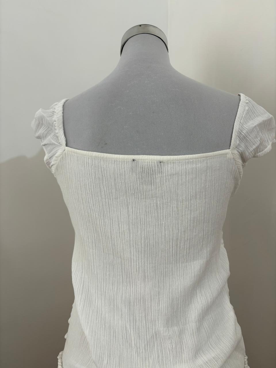 Ella Bustier Dress in White (XS-4XL)