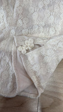 Mandarin Lace Top in Cream - REVIVED FINDS
