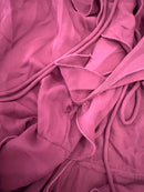 Juliette Ruffle Top in Burgundy - REVIVED FINDS