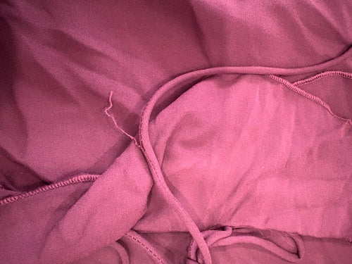 Juliette Ruffle Top in Burgundy - REVIVED FINDS