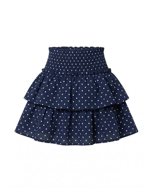 Bella Eyelet Skort in Polka Dot