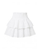 Bella Eyelet Skort in White