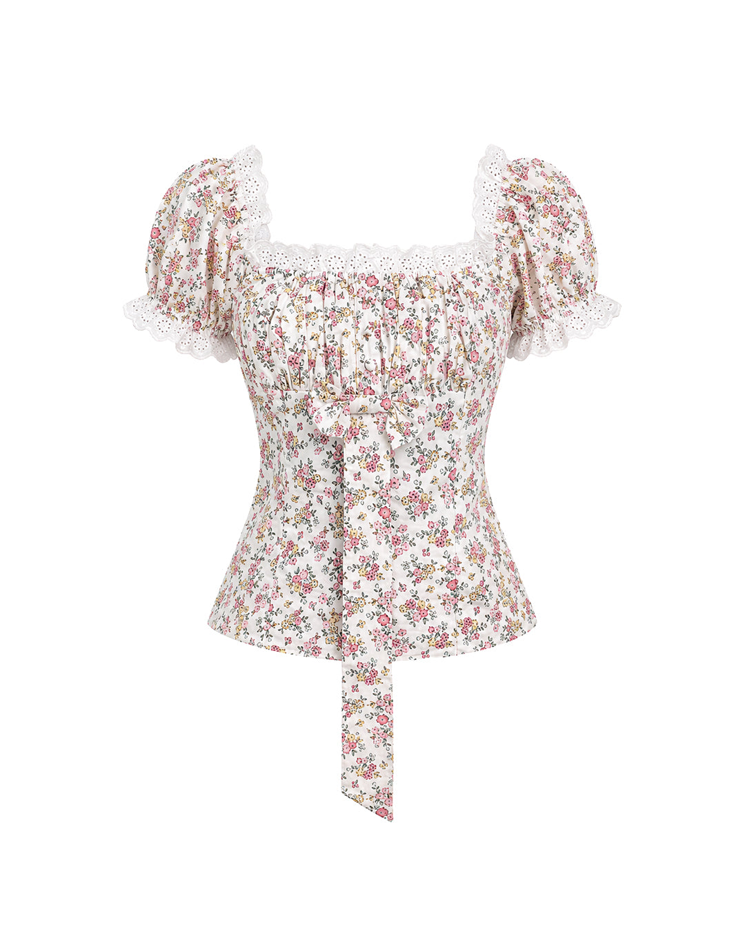 Daydream Bow Top in Floral