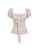 Daydream Bow Top in Floral