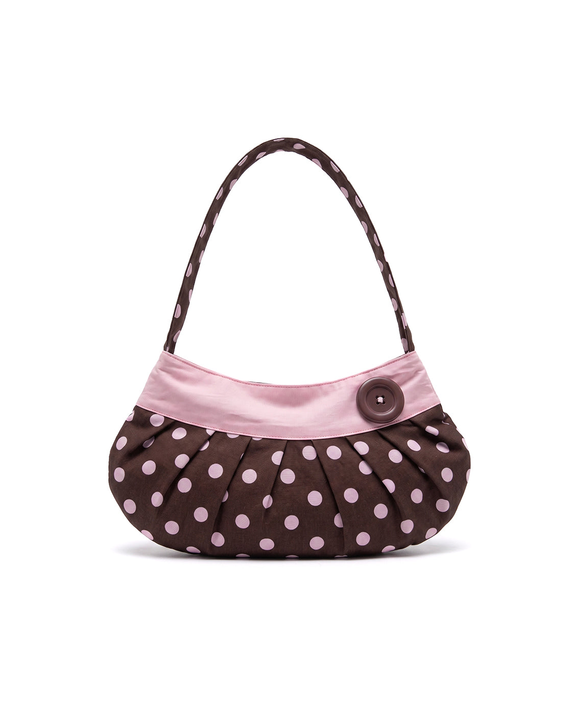 Lucy Bag in Brown Polka Dot-PREORDER