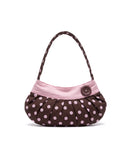 Lucy Bag in Brown Polka Dot