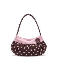 Lucy Bag in Brown Polka Dot