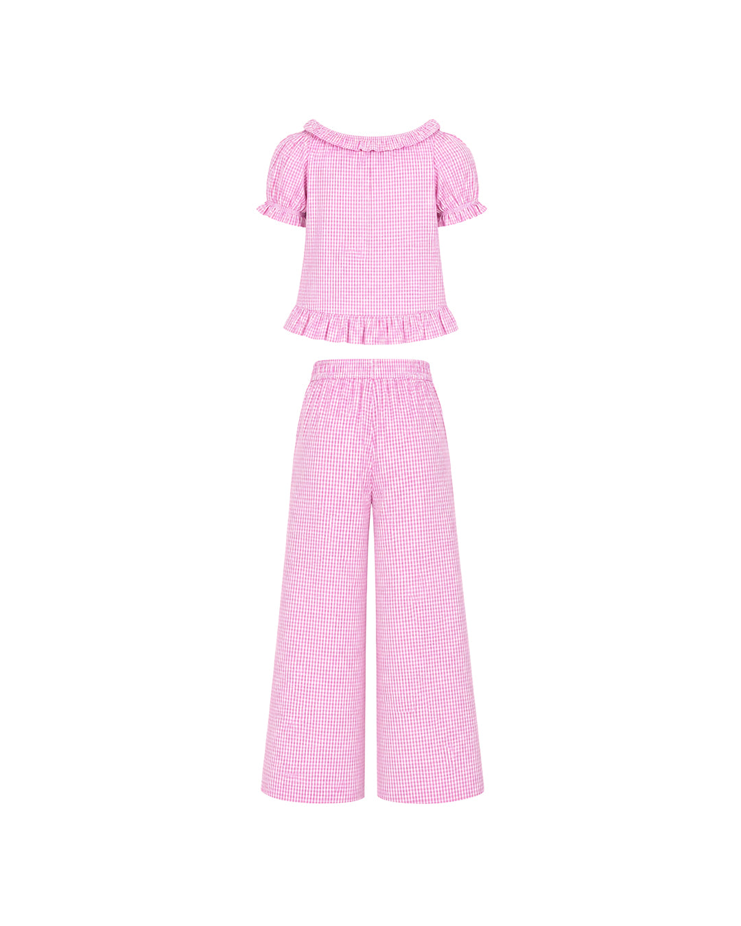 Sleepy Girl Set in Pink Gingham