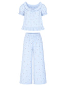 Sleepy Girl Cherry Set in Blue