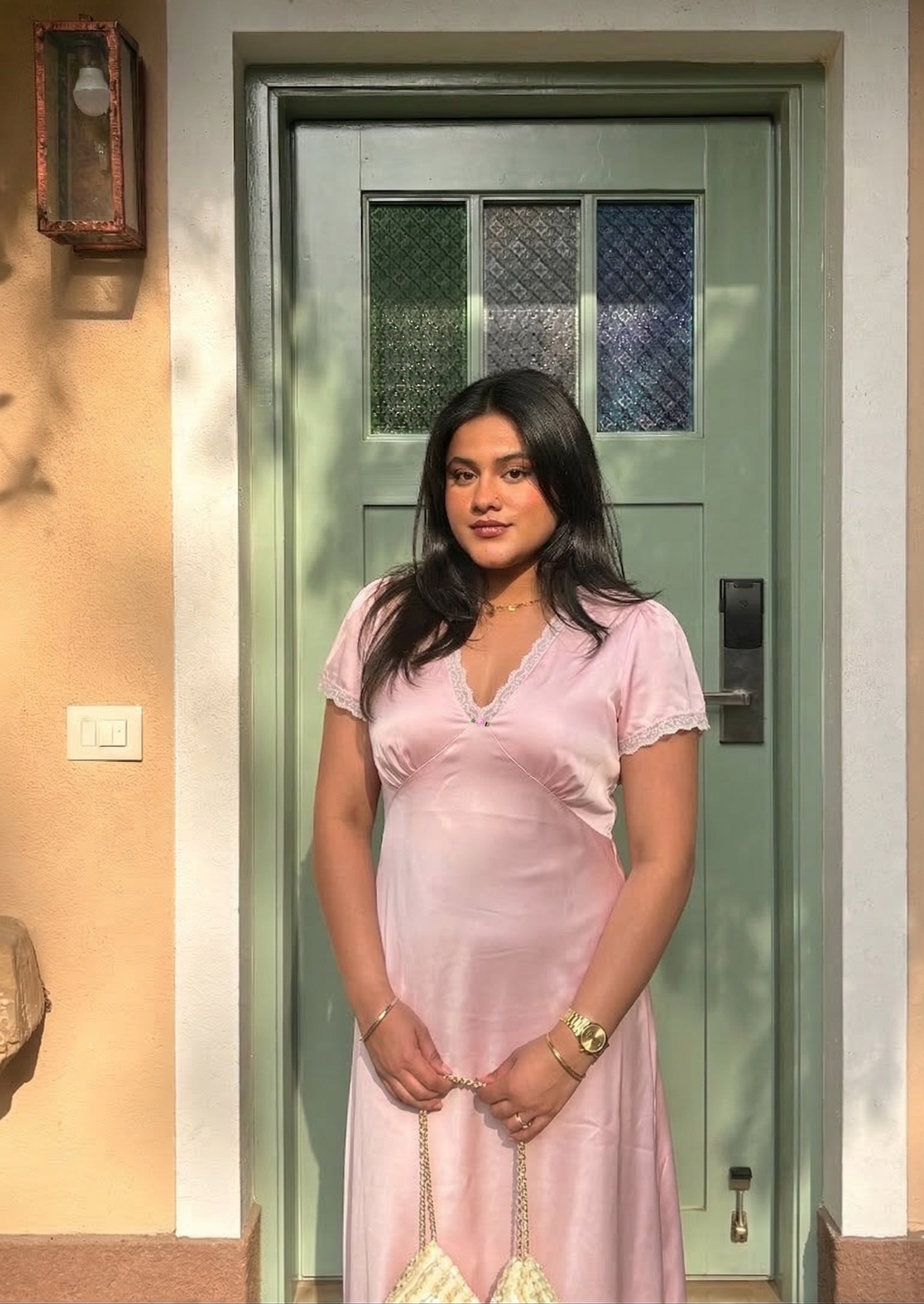 Eleanor Dress in Blush