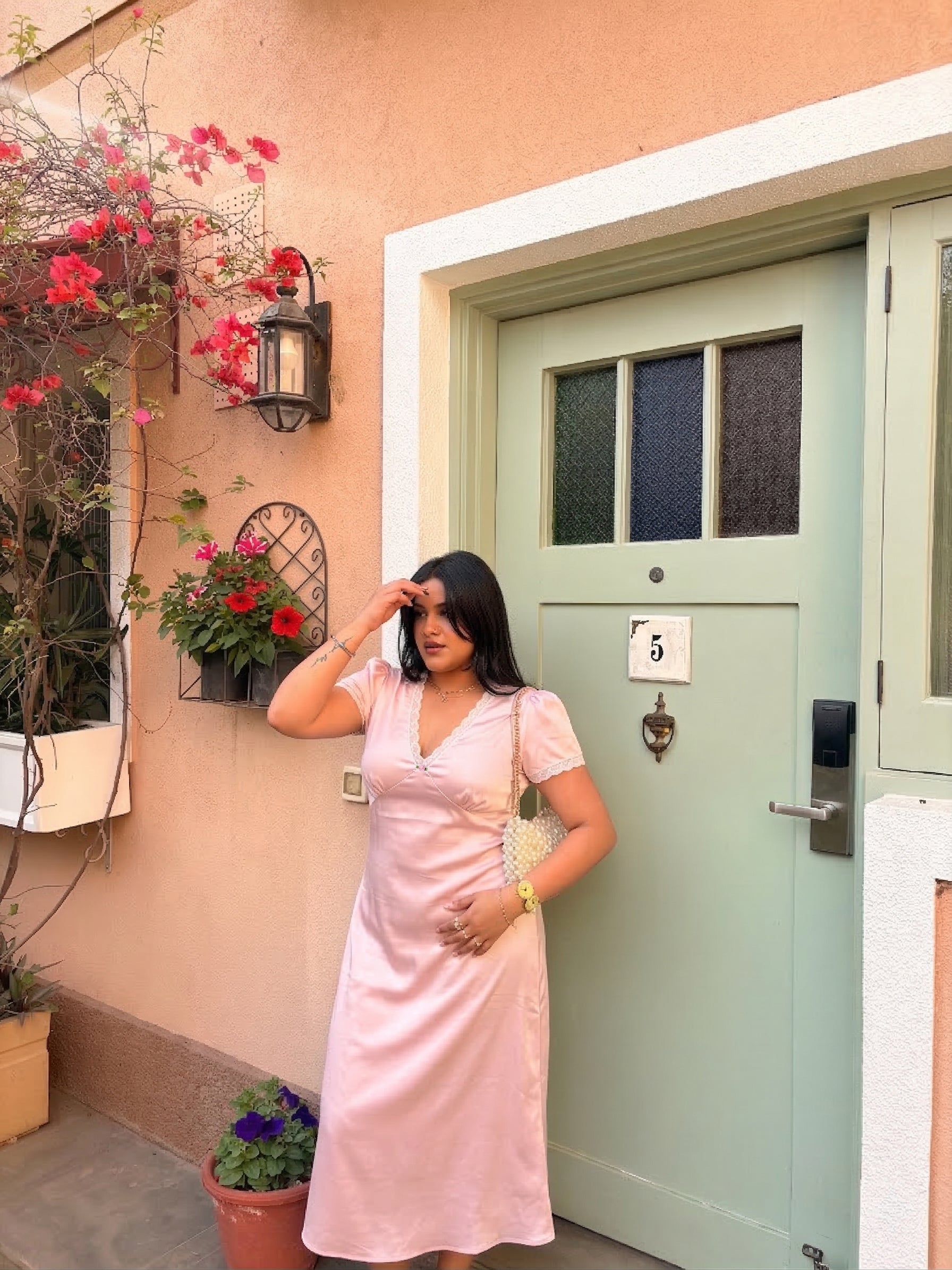 Eleanor Dress in Blush