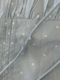 Isabelle Polka Dot Top in Light Blue - REVIVED FINDS