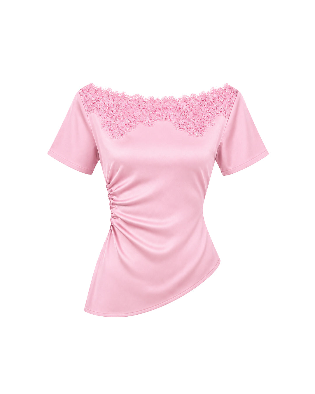 Camille Lace Top in Blush