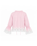 Isadora Lace Top in Blush - PREORDER