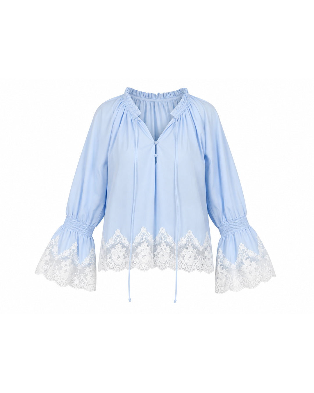 Isadora Lace Top in Sky - PREORDER
