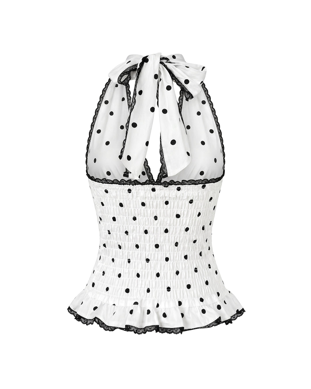 Madeline Halter Top in White