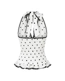 Madeline Halter Top in White
