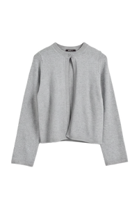 Matilda Single Button Cardigan in Grey